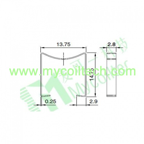 Flyback Transformer EPC13 Clamp