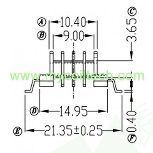 Конструкция катушки SMD EFD15