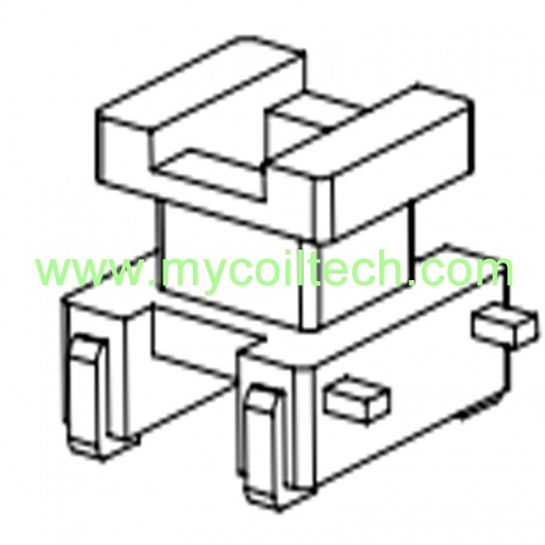 Конструкция катушки EE04 SMD